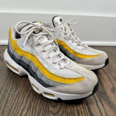 Nike Air Max 95 Grey Amarillo Men’s Sneakers size 8.5 - Image 1 of 4