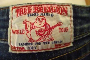 VAQUEROS DE MUJER AUTÉNTICOS TRUE RELIGION JOEY FLARE PIERNA TALLA 26 X 31.5 VIC-THOR1 - Imagen 1 de 7