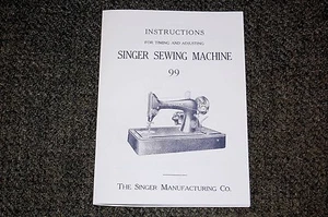 Singer Nähmaschinen Class 99 Timing & Einstellanleitung für Service, Einsteller - Bild 1 von 6
