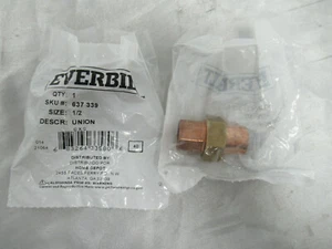 "Everbilt 637 339 CxC 1/2"" unión de cobre 683264335806" un. - Imagen 1 de 2