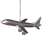 1 X Commercial Airliner Resin Hanging Tree Ornament - Size 4.25 Inch By Midwest-