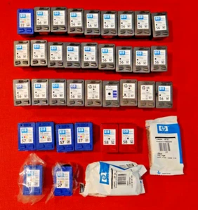 56, 57, 58 cartucce di inchiostro HP vuote nero/colore (33) per REFILL PLUS 3X NUOVE - Foto 1 di 6