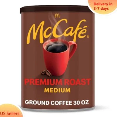 MC CAFE McCafe Premium Roast Ground Coffee - Medium Roast - 30oz