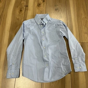 Chaps Boys 8 Long Sleeve Button Down Shirt Front Pocket - Picture 1 of 6