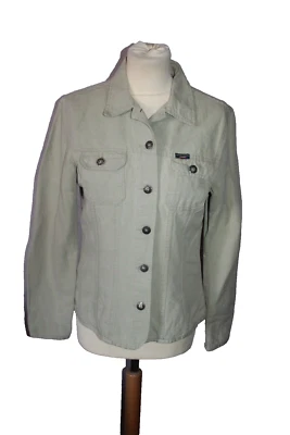 VESTE JEANS FEMME  °°°  TEDDY SMITH JEANS  °°°  AJUSTEE . 48% LIN . TAILLE M - Photo 1/4