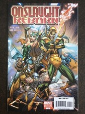 ONSLAUGHT REBORN 4 VARIANT SIGNED J SCOTT CAMPBELL 2007 THOR LOKI HI GRADE SHARP