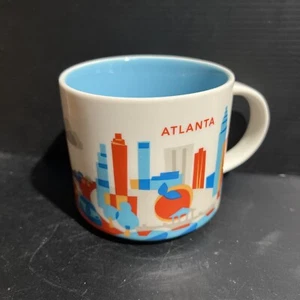 Discontinued 2017 Starbucks Atlanta cup mug you are here collection 14 fl oz - Picture 1 of 6