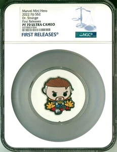 2022 Fiji S$2 Marvel Mini Hero Dr. Strange First Release NGC PF70 UC Box COA OGP - Imagen 1 de 9
