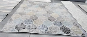 IVORY / BLUE 9' X 12' Flaw in Rug, Reduced Price 1172740291 MAD604D-9 - Picture 1 of 4