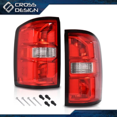 Lámpara de luz trasera izquierda derecha apta para GMC Sierra 1500 2016-2019 / 1500 2500 3500 HD Foto 1 de 4