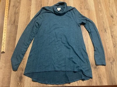 Merona Shirt, Women's Size Small, Blue, Turtleneck, Long Sleeve - Image 1 of 4