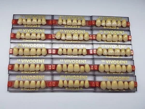 Lot X 15 card Dental LAB  acrylic teeth dentures Vivodent ivoclar 310/3A   3 - Picture 1 of 2