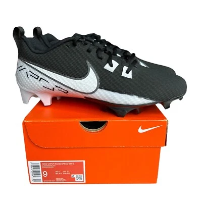 Nike Vapor Edge Speed 360 2 Sizes 8-15 Football Cleats Black/White DA5455-001 - Image 1 of 4