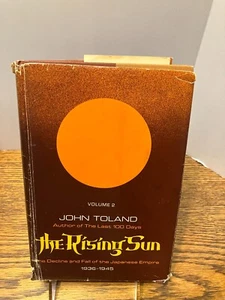THE RISING SUN VOL 2 JOHN TOLAND VINTAGE HCDJ JAPAN 1970 - Picture 1 of 3