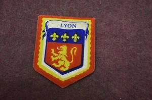 ANCIEN ÉCUSSON BISCOTTE GRECOIRE BLASON RÉGION VILLE LYON CPA - Imagen 1 de 1