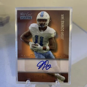 Josh Downs 99/99 Auto Wild Card Matte - Picture 1 of 10