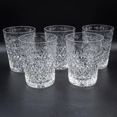 Stuart Crystal Beaconsfield (Ball in Stem) Juice Tumbler Glasses 3 5/8" Set of 5 - Image 1 of 4