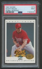 1997 SCORE HOBBY RESERVE SCOTT ROLEN RC #474 PSA 9