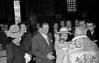 President Of Argentina, Juan Domingo Peron In Madrid 1962 Old Photo 1