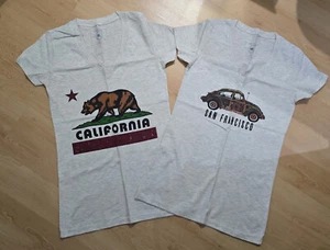 San Francisco California Damen 2 x T-Shirt   Gr. S  City Wear - Bild 1 von 5