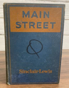 1920 Main Street by Sinclair Lewis 1920 by Harcourt, Brace and Howe - Picture 1 of 13