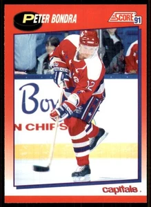 1991-92 Score Canadian #216 Peter Bondra Washington Capitals - Picture 1 of 2