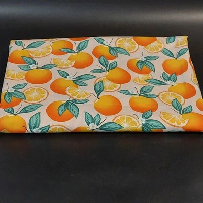 Tela de algodón NARANJAS FLORAL de Brother Sister Design Studio 2 yardas 45" de ancho  Foto 1 de 4