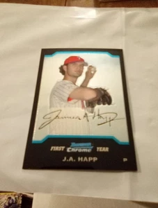 2004 Bowman Draft Picks & Prospects - Chrome J.A. Happ #BDP77 (RC) - Picture 1 of 2
