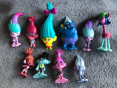 Dreamworks Trolls Mini Figure Bundle X10 - Image 1 of 4