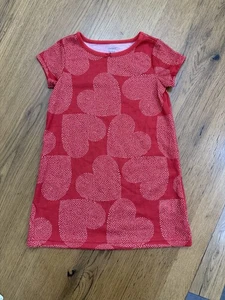 Carters 2T/2A Girl Dress Red/hearts!! ❤️❤️NWOT! Short Sleeves - Picture 1 of 10