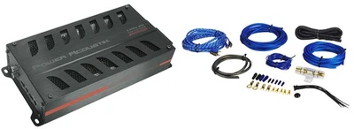 Power Acoustik SB2.2000D 2000 Watt 2-Channel Amplifier Class D+Amp Kit SB2-2000D - Image 1 of 4
