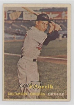 1957 Topps Scarce Series Al Pilarcik #311 Rookie RC - Image 1 of 2