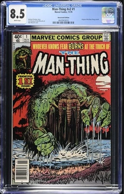 Cómics de Marvel 11/1979 The Man-Thing #v2 #1 (edición quiosco) (CGC 8,5) Foto 1 de 3