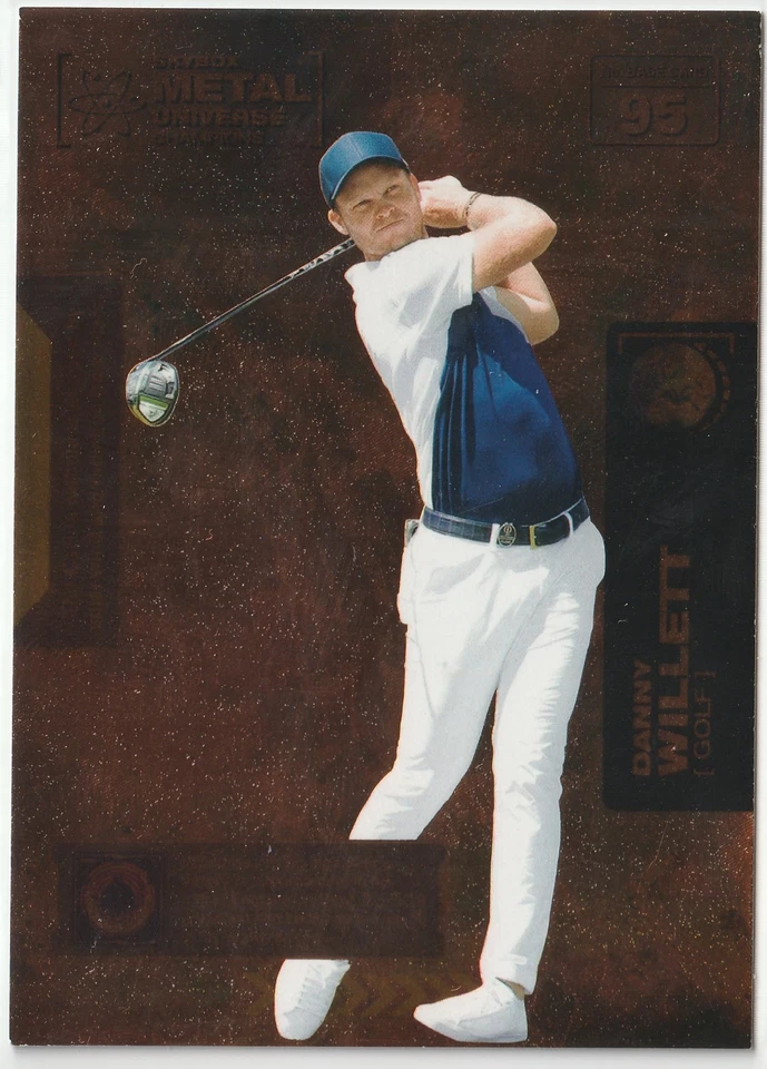 2021 Skybox Metal Universe Champions Danny Willett Copper Parallel #95 Golf - Image 1 of 2