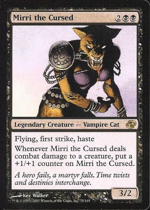 Mirri the Cursed -Foil Heavy Play MTG Planar Chaos - Image 1 of 1