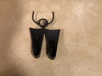 Máscara y aletas de natación Fighting Yank/GI Joe de colección de los años 70 Foto 1 de 3