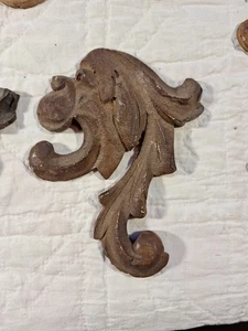 Applique modanatura mobili da appendere arte gesso 3D ceramica vintage (3) - Foto 1 di 7