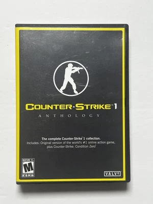 2005 Counter Strike 1 Anthology PC Video Game 2 Disc Set Valve CIB CLEAN - Image 1 of 4