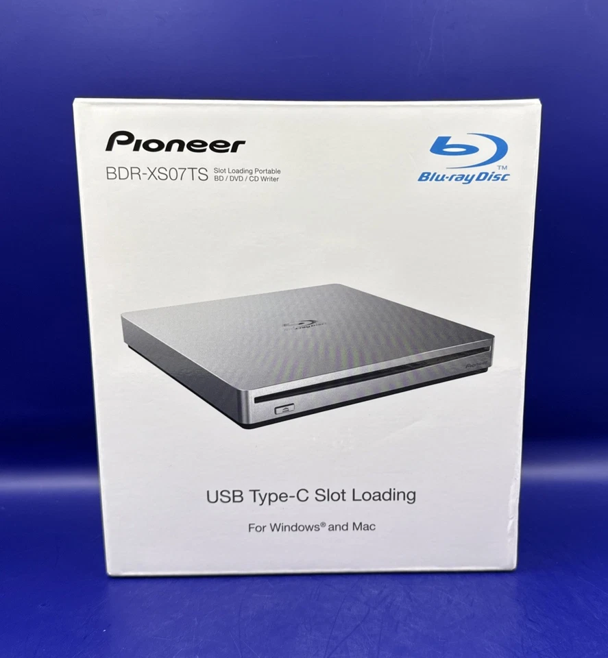Pioneer BDR-XS07TS External Slim Portable Blu-ray Burner Excellent Condition - image 1 of 4