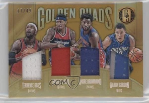 Gold Standard Golden Quads 2016/49 Aaron Gordon Andre Drummond Bradley Beal #15 - Imagen 1 de 3
