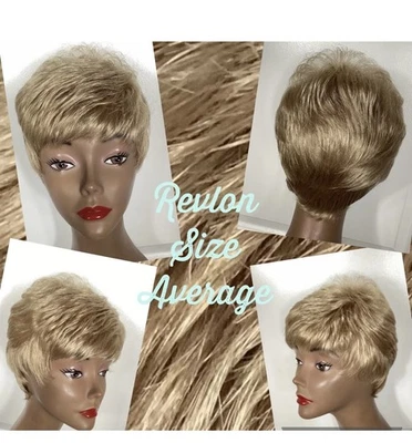 Peluca Sintética Revlon Capas Cortas Pixie Rubio Dorado Talla Promedio LIMPIA P-9 Foto 1 de 4