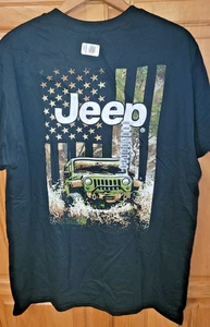 Jeep Freedom Outdoors Men's Short Sleeve T-Shirt Adult Size L NWT - Picture 1 of 6