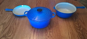 Le Creuset # 26 Pfanne mit Deckel und #26 Multifunktion 2 in 1 Set - Bild 1 von 18