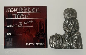 Locker Mint Trick or Treat Halloween Horror 3 Oz .999 Silber Art Pour - Bild 1 von 7