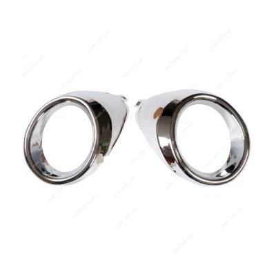 RH&LH Chrome Fog Lights Lamp Cover Trim For Lexus ES300h ES350 2013 2015 2015 Foto 1 de 4