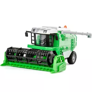 Farm Tractor Toy Harvester Diecast Toy Vehicle Gift Toys for Kids Boys Green - Picture 1 of 15