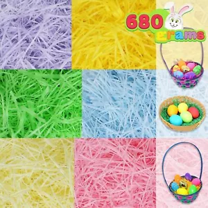 Easter Grass 24oz (680g) 6colors Easter Basket Filler Stuffers, Recyclable Shred - Picture 1 of 8