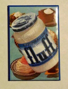 Vintage MARSHMALLOW FLUFF Ad FLUFFERNUTTER  2" x 3" Fridge MAGNET Art - Picture 1 of 1