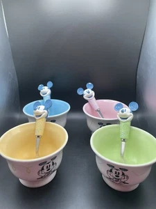 DISNEY CHINA Mickey Mouse Eisbecher Schalen 4er Set - Bild 1 von 23