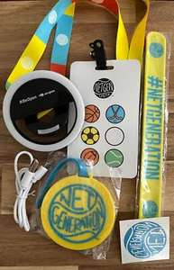 US Open Tennis Swag Lot Usta NetGeneration Lanyard LED Selfie light luggage tag - Picture 1 of 5